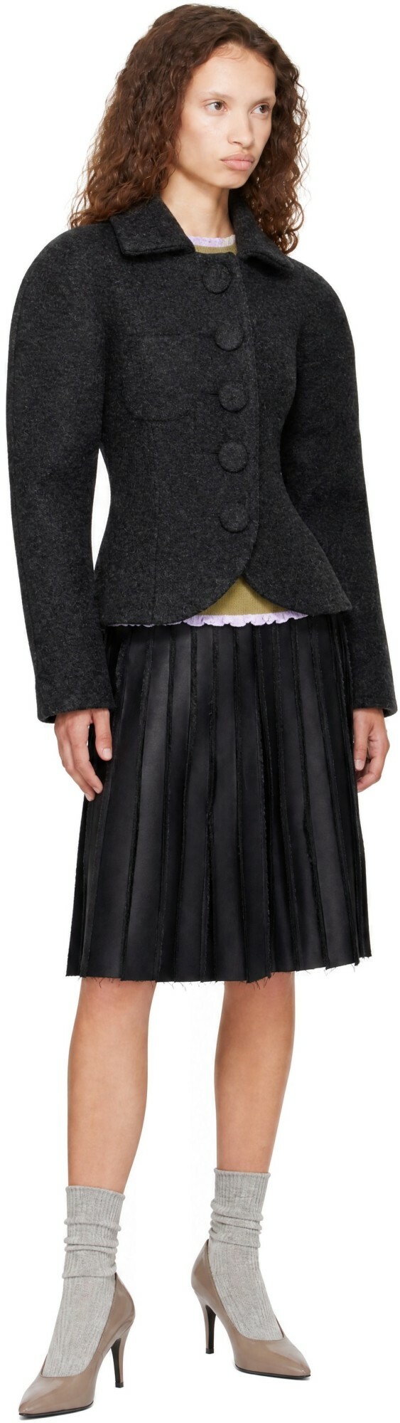 Nicklas Skovgaard Black Sandiana Midi Skirt