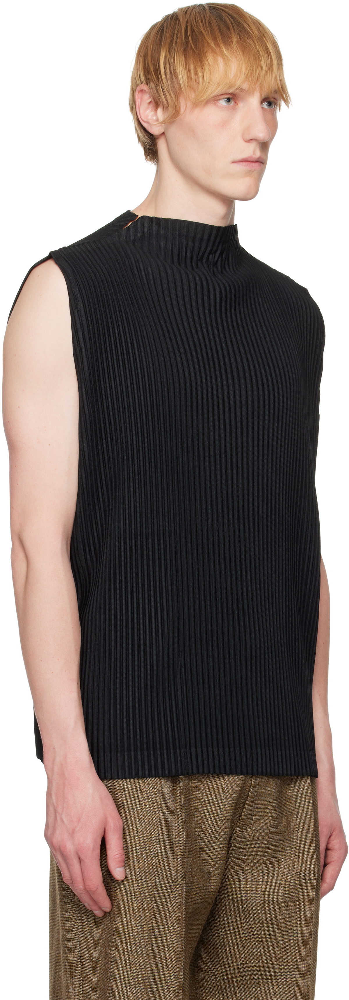 HOMME PLISSÉ ISSEY MIYAKE Black Monthly Color April Tank Top