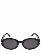 TOM FORD Genevieve Oval Acetate Sunglasses