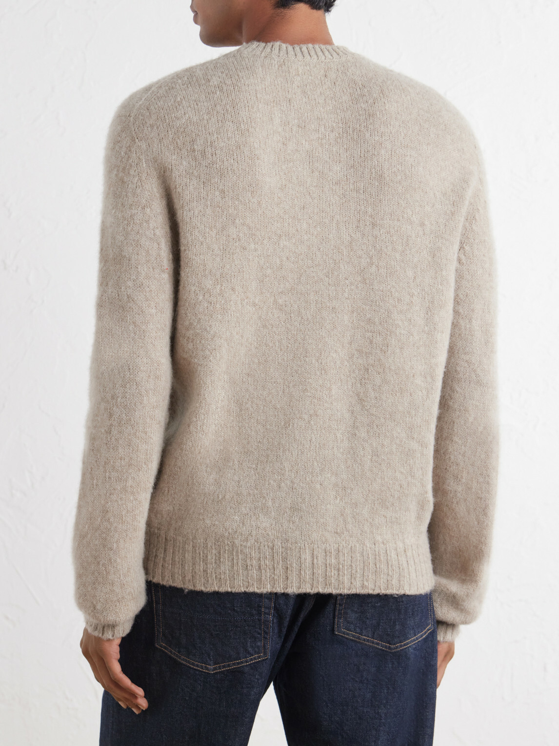 De Bonne Facture - Shaggy Sheep Wool Sweater - Neutrals