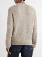 De Bonne Facture - Shaggy Sheep Wool Sweater - Neutrals