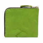 Comme des Garçons Wallet SA3100 Washed Wallet in Green