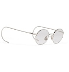 Native Sons - Seeger Round-Frame Silver-Tone Sunglasses - Silver