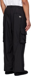 Y-3 Black Nylon Wired 3 Stripes Cargo Pants