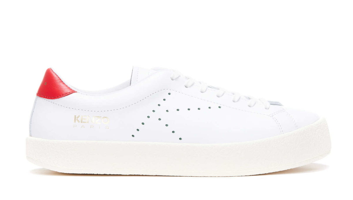 Kenzo White Mesh Pace 2.0 Sneakers Kenzo
