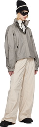 Templa Beige Bungee-Style Drawstring pants
