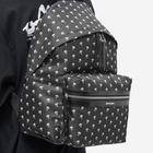 Palm Angels Men's Mini Palms Backpack in Black/White