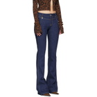 AMIRI Blue Raw Jeans