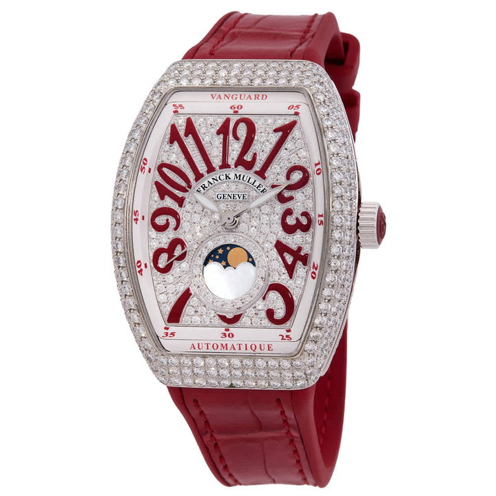 Photo: Franck Muller Vanguard Moonphase Quartz Diamond Ladies Watch V32SCATFOLDCD(ACRG)