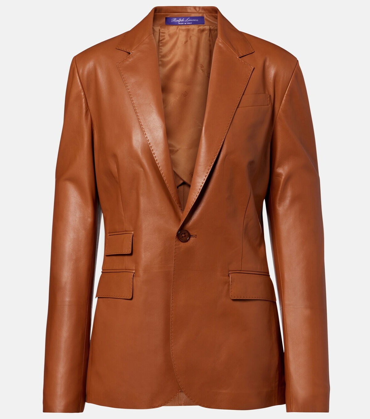 Ralph Lauren Collection Parker leather blazer