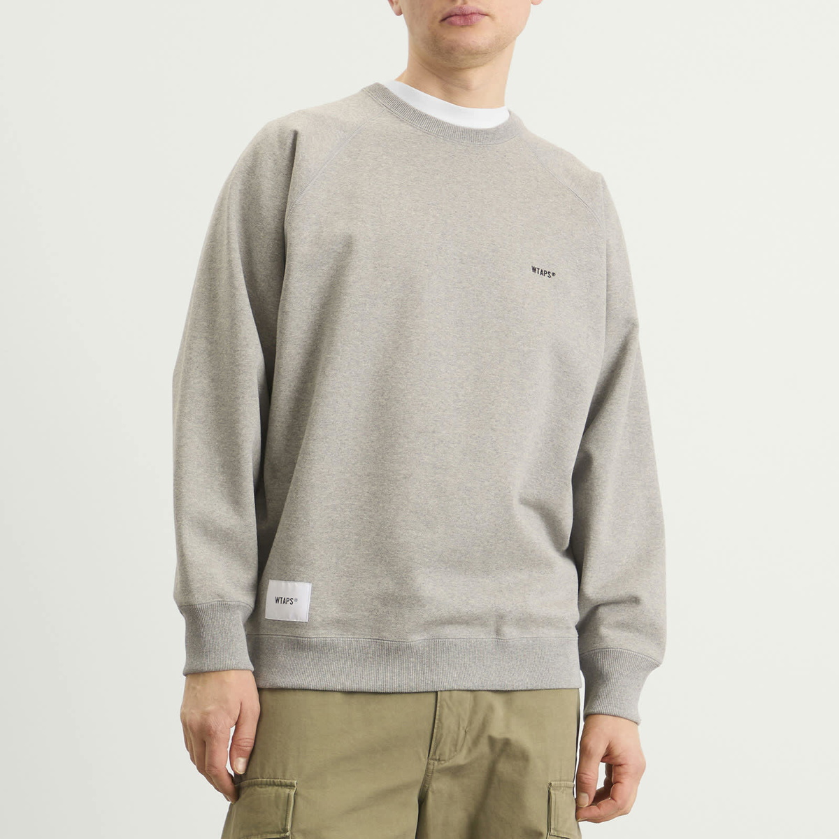 WTAPS Men's Sign Logo Sweatshirt in Gray WTAPS