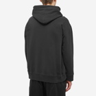 MM6 Maison Margiela Men's Chest Logo Hoody in Black