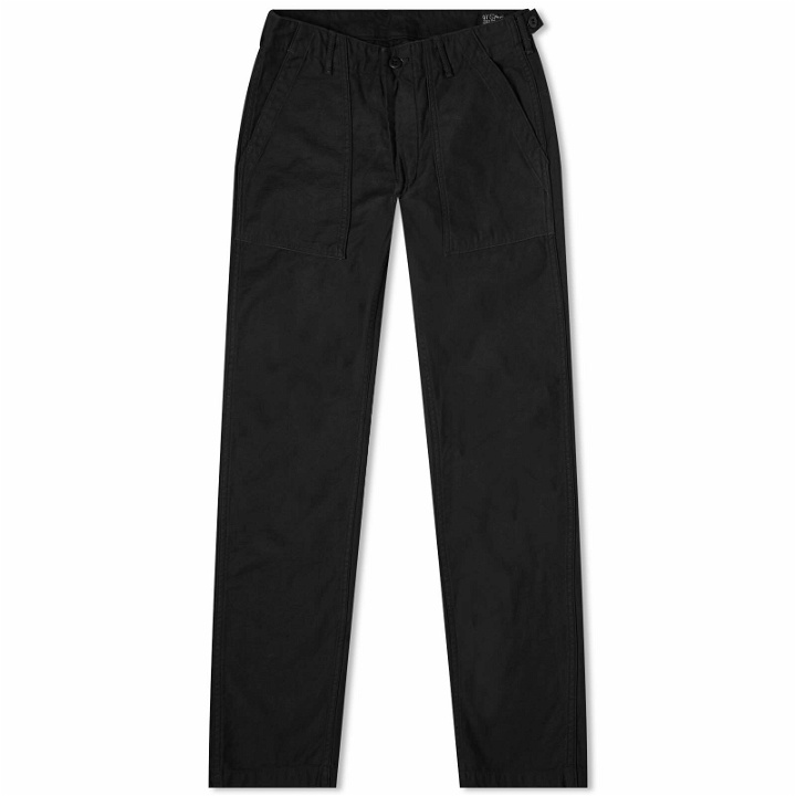 Photo: orSlow Men's Slim Fit US Army Fatigue Pant in Black