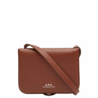 A.P.C. Men's Mini Josh Cross Body Bag in Tan