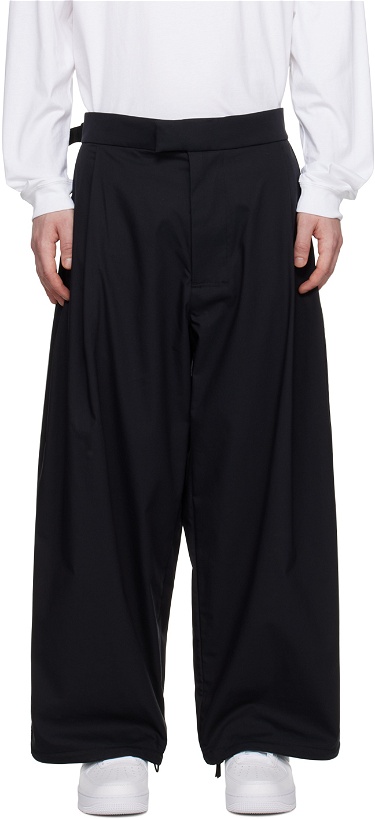 Photo: ACRONYM Black Pleated Trousers