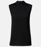 The Row Oakson knitted silk top