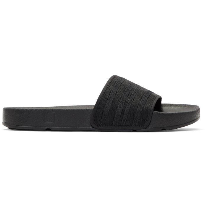 Baja East Black Fila Edition Drifter Slides Baja East