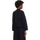 Blue Blue Japan Navy Yarn-Dyed Sashiko Jacket