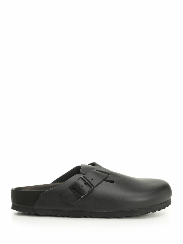 Photo: Birkenstock boston Black Leather Clog