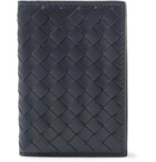 Bottega Veneta - Intrecciato Leather Bifold Cardholder - Men - Midnight blue