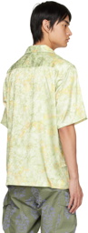 Martine Rose Green Floral Shirt