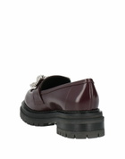 Sergio Rossi Womens Loafers Burgundy