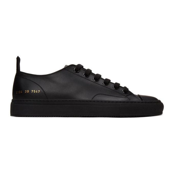 Photo: Common Projects Black Tournament Sneakers