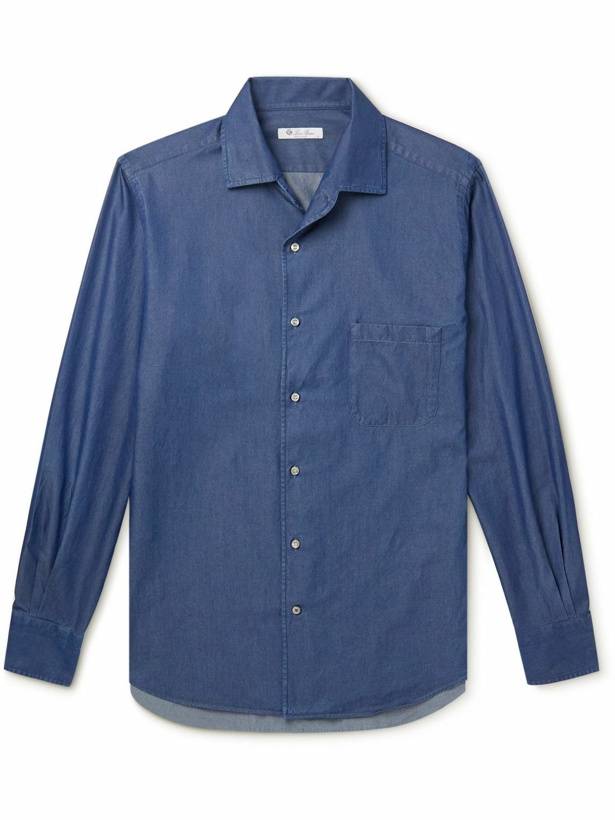 Photo: Loro Piana - André Denim Shirt - Blue