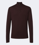 Sunspel Wool half-zip sweater