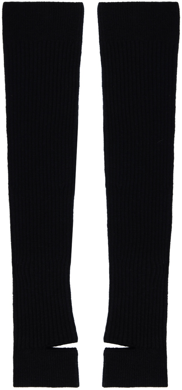 LOW CLASSIC Black Fluffy Leg Warmers Low Classic