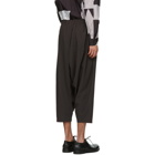 132 5. ISSEY MIYAKE Grey Seamless Bottom Basic Trousers