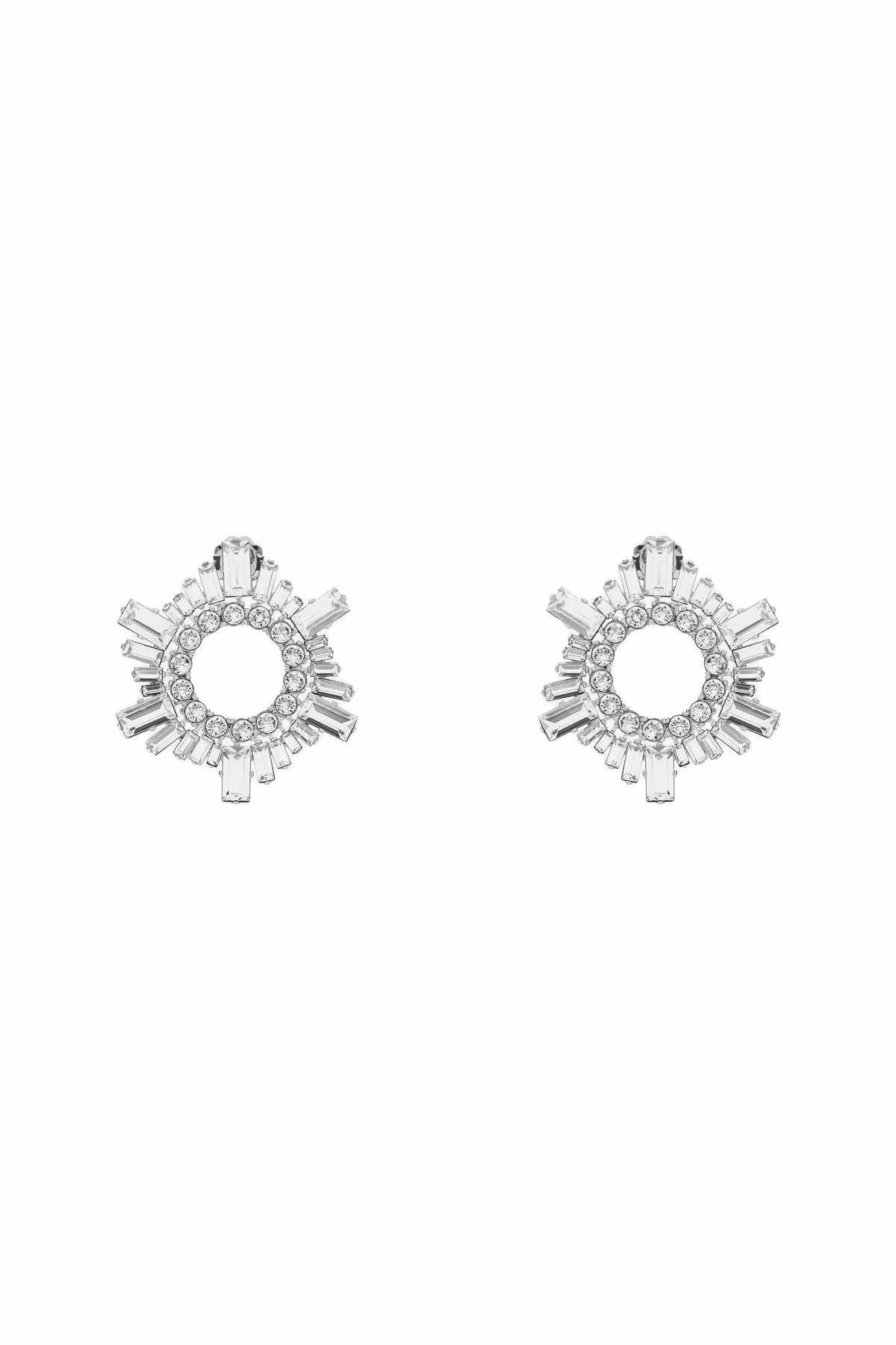 イヤリング AMINA MUADDI begum buckle earrings BEGUM EARRINGS Damskie kolczyki z kryształami Begum Large Antique Amina