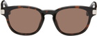 MM6 Maison Margiela Brown 17 Sunglasses
