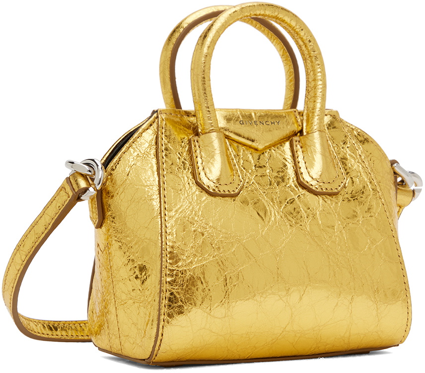 Givenchy Gold Micro Antigona Bag Givenchy