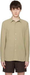 AURALEE Khaki Viyella Shirt