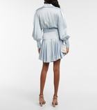 Zimmermann - Wrap silk satin minidress