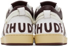 Rhude White & Brown Rhecess Low Sneakers