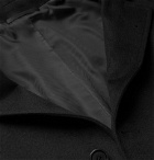 Saman Amel - Wool and Cashmere-Blend Coat - Black