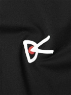 DISTRICT VISION - Logo-Print Stretch-Jersey Running T-Shirt - Black
