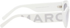 Marc Jacobs White Cat-Eye Sunglasses