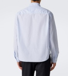 Lardini Striped cotton poplin shirt