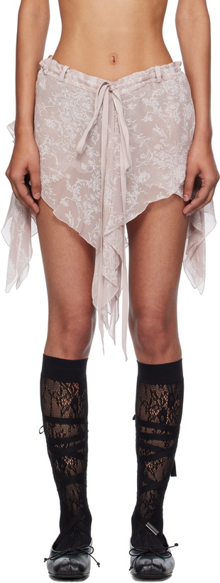 Photo: Ann Demeulemeester Pink Priscia Miniskirt