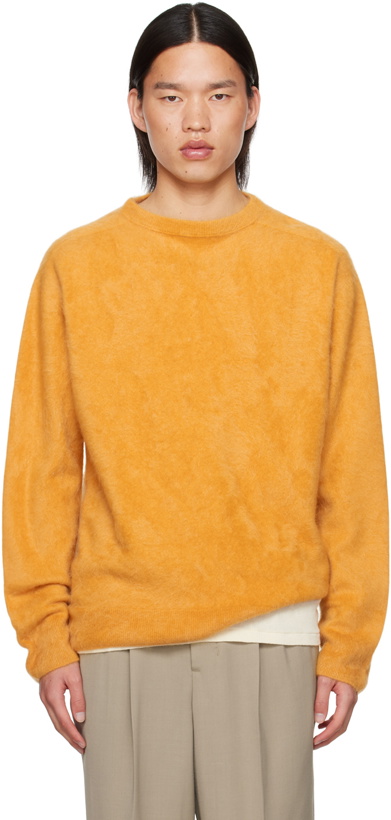 Photo: ATON Yellow Crewneck Sweater