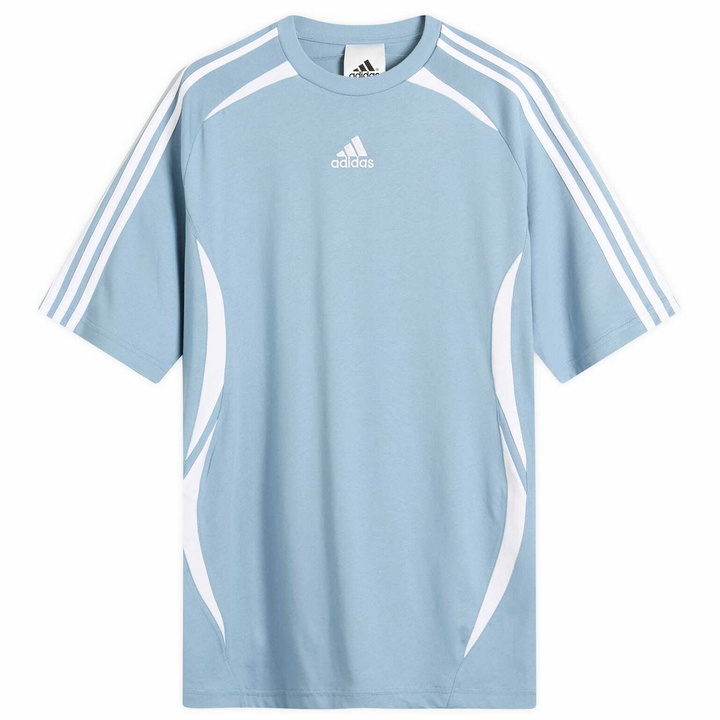 Photo: Adidas Men's TEAMGEIST T-Shirt in Tactile Blue