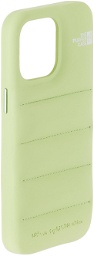 Urban Sophistication Green 'The Puffer' iPhone 15 Pro Max Case