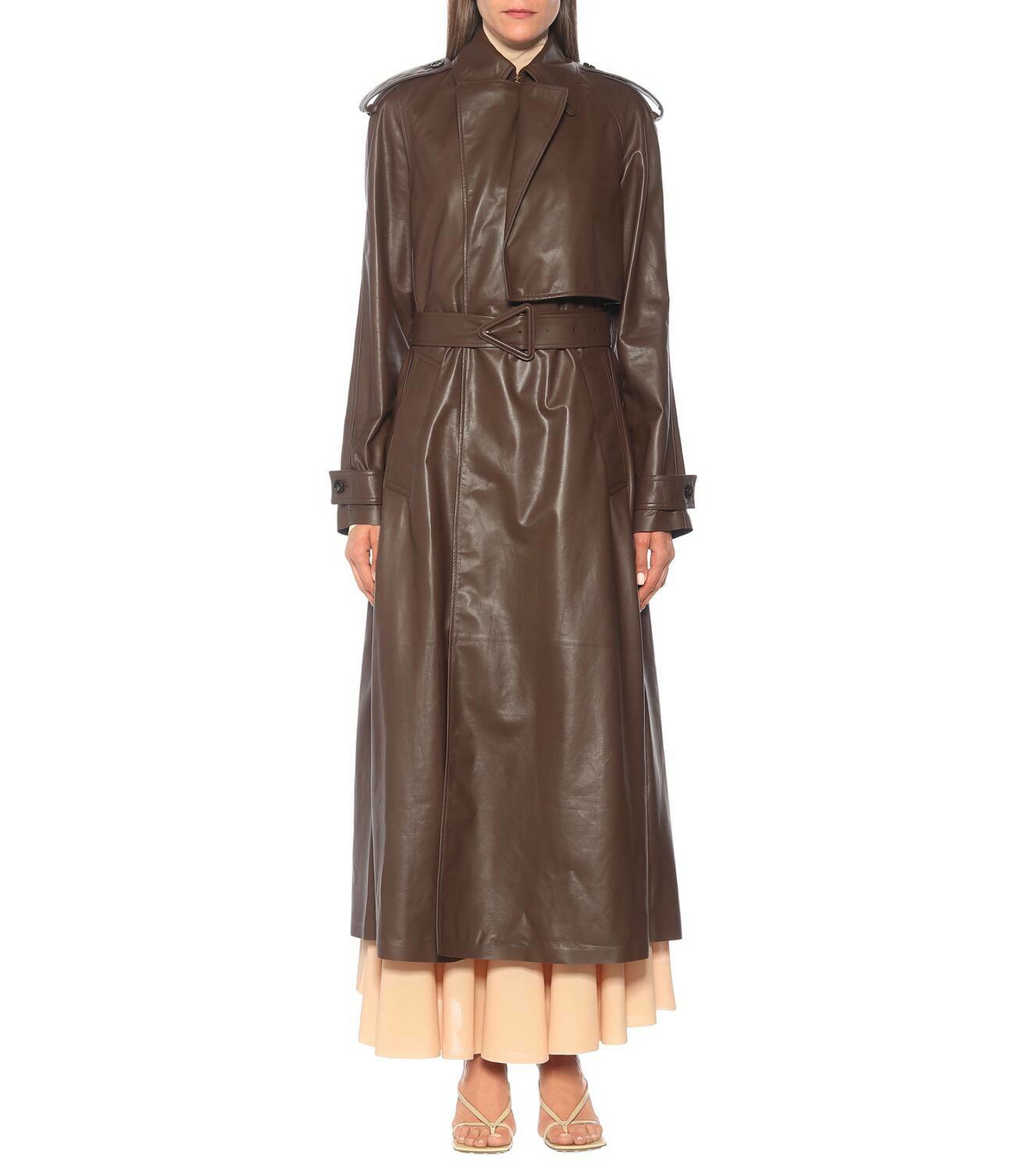 Bottega Veneta Leather trench coat Bottega Veneta