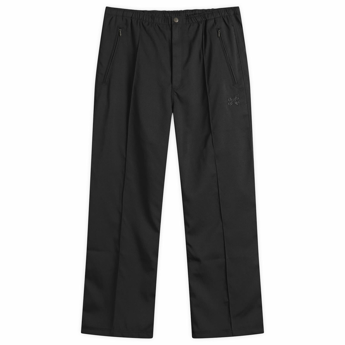 Needles Men's Poly Smooth Track Pant in Purple Needles
