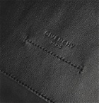 Givenchy - Logo-Jacquard Leather-Trimmed Shell Messenger Bag - Black