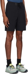 On Black Hybrid Shorts