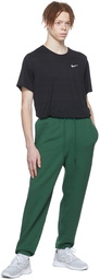 Nike Jordan Green Cotton Lounge Pants